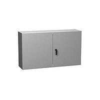 Hammond Manufacturing EN4TD24488LG Double Door N12 Two Door Eclipse encl. - 24 x 48 x 8 - Steel/Lt. Gray