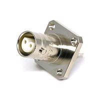 Radiall R605400000 Panel Receptacles BR2 / STRAIGHT FEMALE SQUARE FLANGE RECEPTACLE
