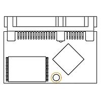 Apacer APSDM064G42AN-PTM1W SATA Disk Modules SATA3 Disk Module 22-Pin/180 Degree MLC 64GB 15nm Extended Temp