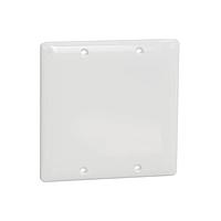 Square D SQWS140002WH Blank Plate 2 GANG BLANK WALL PLATE WH