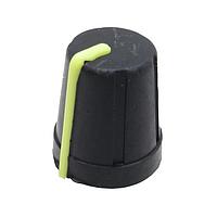 Eagle Plastic Devices 450-4742 Knobs & Dials SOFT TCH SH BK/YL