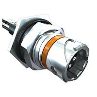 Samtec ACR-22-03-G-00.50-S-BC-P-1 Sealed Circular Cable Assembly AccliMate IP68 Sealed Circular Panel Assembly, Receptacle, 12 mm Shell