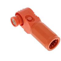 Amphenol Industrial SLPPB35BNO1 DC Plugs SURLOK PLUS, RIGHT ANGLE PLUG, 8.0MM, 35MM , CRIMP, W/Backshell, NON-SEALED, ORANGE, 180 KEYWAY