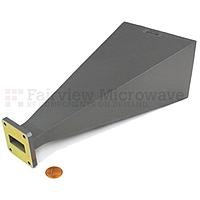 Fairview  SH1112-20 WR-112 Standard Waveguide Horn With Square Cover Flange and 20 dB Typical Gain Operating From 7.05 GHz to 10 GHz Frequency Range