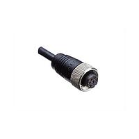 Amphenol LTW BSD-06BFFM-SL6A04 Sensor Cables / Actuator Cables Ceres, Standard Size, Metal, Shielded 5A, 06 pins, Female Connector, Female Contact, Straight, Screw Thread, Overmolded, Length 4000mm, IP66