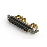 EDAC 630-17W5250-4NC Mixed Contact D-Sub Connectors Right-angle Power Combo D-Sub Connector