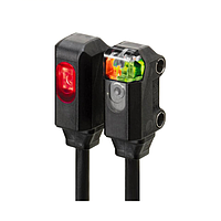 OMRON E3T-ST11 2M Ultracompact, Ultrathin Photoelectric Sensor with Built-in Amplifier (1000 mm, through-beam, NPN, Light-ON)