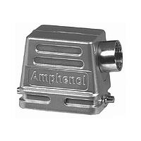 Amphenol Tuchel C14610G0065011 Hoods Hood side entry low Profile Heavy Mate