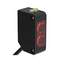 Banner Engineering Q20APFF50Q3 Photoelectric Sensors WORLD-BEAM Q20 Series: Fixed-Field; Range: 50 mm; Input 10-30 V dc; Output: LO Solid-State PNP NO; 3-pin M8 150 mm (6 in) Pigtail