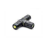 Amphenol LTW SC-L-PGT2-05-YW Standard Circular Connector Cable Joiner, FICX PGT2, Plastic, 10A, 05 pins, Screw Thread, Screw-in, Field Installable, F6.6 - F8.5mm, IP68