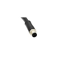 Amphenol LTW M12L-05BMEM-SL8H02 Sensor Cables / Actuator Cables M12 Circular Metric Connector, L Code, Metal, 16A, 05 pins, Male Connector, Male (Power) + Female (Ground) Contact, Straight, Screw Thread, Overmolded, Length 2000mm, IP68 / IP69K