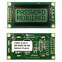 Newhaven Display NHD-0208BZ-RN-YBW LCD Character Display Modules STN - Y/G 2x8 Reflective No Bklght