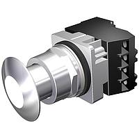 SIEMENS 52PP2HBAB Push-Pull PP2,MTD,XFMR 240V,CHR-WHT,1NO-1NC,LED