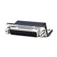 Amphenol Commercial Products D25S23A4GV00LF Receptacle DSUB R/A STB 25 SKT