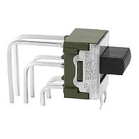 NKK Switches MS22BSW40 Miniature Slides DPDT ON-ON .323 ACTR VERTICAL PC 6A