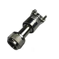 Amphenol PCD M85049/8-24ZP Environmental EMI/RFI Backshells 90 Degrees Shell size 24 Black Zinc Nickel w/ Exposed Nickel