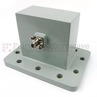 Fairview SMW229ACS  WR-229 to SMA Female Waveguide to Coax Adapter UDR40 Flange With 3.3 GHz to 4.9 GHz Frequency Range