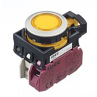 IDEC CW4L-M1E01Q4Y Standard Switches Illuminated PB 22MM 1NC Y