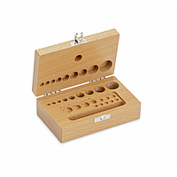 KERN 353-430-200 Wooden box for weight sets (Cylindrical/compact, 1 mg - 100 g)