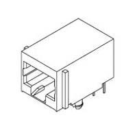 Molex 43249-8910 Modular LoPro RA Modjack 50SAu 8/10