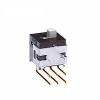 NKK Switches AS22AH Subminiature Slides DPDT ON-ON .098' RA W/BRACKET