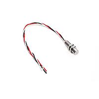 Sensor Solutions S12-275VPD-RGP21 Metal Detection Sensor Ferrous Metal Detector - Cylinder, Threaded, M12 Housing, Wire Leads