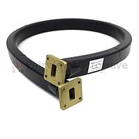 Fairview  SMF75-1 WR-75 Waveguide Section 39.37 Inch Straight Length With MIL-F-3922 Square Cover Flange from 13.75 GHz to 14.5 GHz in Commercial Grade