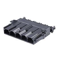 Molex 42818-0512 Plug Housing MINIFIT SR 5Ckt 10MM PLG HSG SR PNL MNT BLK
