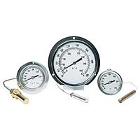 OMEGA VA-35UR-GLASS-51-E-25-M2 2 in to 4.5 in Dials Vapor & Gas Actuated Thermometers (115 °C, 1/2 in, NPT Male, 25 ft)