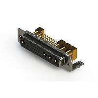 EDAC 630-36W4240-5T3 Mixed Contact D-Sub Connectors Right-angle Power Combo D-Sub Connector