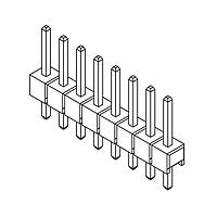 Amphenol Commercial Products G82501021009YEU Pin Strip Pin Header 2.0mm Pitch R/A DIP,2x5Pin,Full G/F,LCP,4.0mm*2.0mm*2.8mm,Removed#9PIN