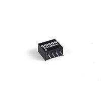 Cincon EC1TA03N Isolated DC-DC Converter, 1 Watt, Unregulated Output, 5VDC Input, 15VDC Output, 67mA, 80% Efficiency, 220uF, SIP