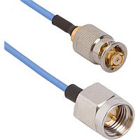 Amphenol SV Microwave 7012-1301 RF Cable Assemblies SMP F to SMA M QB Cbl Assy for .047Cbl