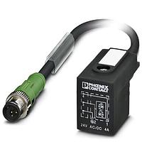PHOENIX CONTACT 1435166 Sensor Cables / Actuator Cables SAC-3P-MS/ 3,0- PUR/BI-1L-Z SCO