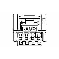 AMP Connectors - TE Connectivity 1473672-1 Receptacle Housing 04P HOUSING