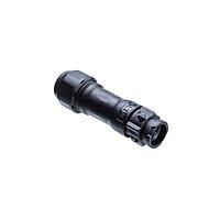 Amphenol LTW BB-03BMFA-QL8SNP Standard Circular Connector X-Lok, Standard Size, Plastic, 10A, 03 pins, Male Connector, Female Contact, Straight, Push Lock, Crimp, Field Installable without Pin, F5.0 - F6.0mm, IP68