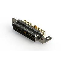 EDAC 629-21W1240-4TC Mixed Contact D-Sub Connectors Right-angle Power Combo D-Sub Connector