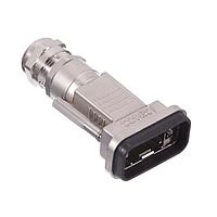 Amphenol CONEC 165X15019XE D-Sub Backshells 9 POS HOOD WATER RES M.PLASTIC SNGL PCK