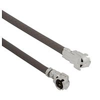 Amphenol RF A-1PA-132-050B2 RF Cable Assemblies AMC RAPLG JPR 1.32MM 50MM BLK U.FL Compt