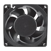 Qualtek Electronics FMA1-08038WBHW12 EC Fans EC FAN, 80x80x38mm, 2-BALL BEARING, HIGH SPEED, 100-240VAC, WIRE LEADS
