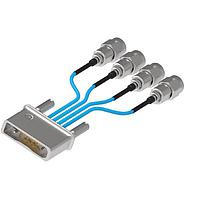 Rosenberger H70U-W216-08S1-00300 RF Cable Assemblies SMPX (F) to 1.85mm (M) Precision Coax Assembly, 12"