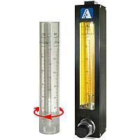 Aalborg VPB4-VA-V03-06-ST Model xV Medium Range Flow Meter (Argon: 360; CO2: 360; Helium: 1000; Nitrogen: 400; Oxygen: 400)