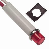 VCC 2151A1 Neon Panel Mount Indicators Transparent Red 5/16" MOUNTING HOLE
