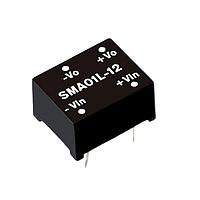 MEAN WELL SMA01M-15 Isolated 1W 15V 0-67mA DIP 10.8-13.2Vin Unreg