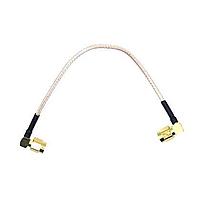 Mueller BU-4150032006 Coaxial Cables CABLE ASSY SMA RA PLUG TO SMA RA PLUG RG316 6"