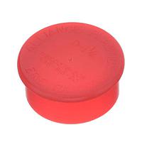 Essentra Components D1-1/4A Accessories FLANGED CAP - CONNECTOR:LDPE RED
