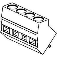 Molex 39543-4321 Fixed Terminal Blocks 5.0MM EUROBLOCK PC 4 LOCK PC 45 BLK 21CKT