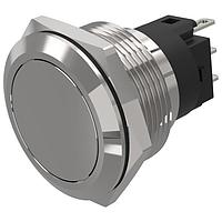 EAO 82-6251.1000 Anti-Vandal 82-6251.1000.pushbutton.momentary.22 mm.chrome colour.flush/flat.no LED.no colour.no LED.soldering terminal