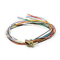 Cinch DCDM-15S6E5-18.0K Micro-D D-Sub Connectors MICRO 15 SKT 18" RBW JACKS