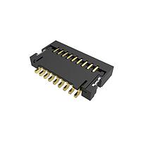 Amphenol FCI 59453-091110ECHLF Connectors 0.50mm Flex Connectors, FPC/FFC Side Entry ZIF Connector, Surface Mount, 9 Positions, Bottom Contact, 0.50mm (0.020in) Pitch.